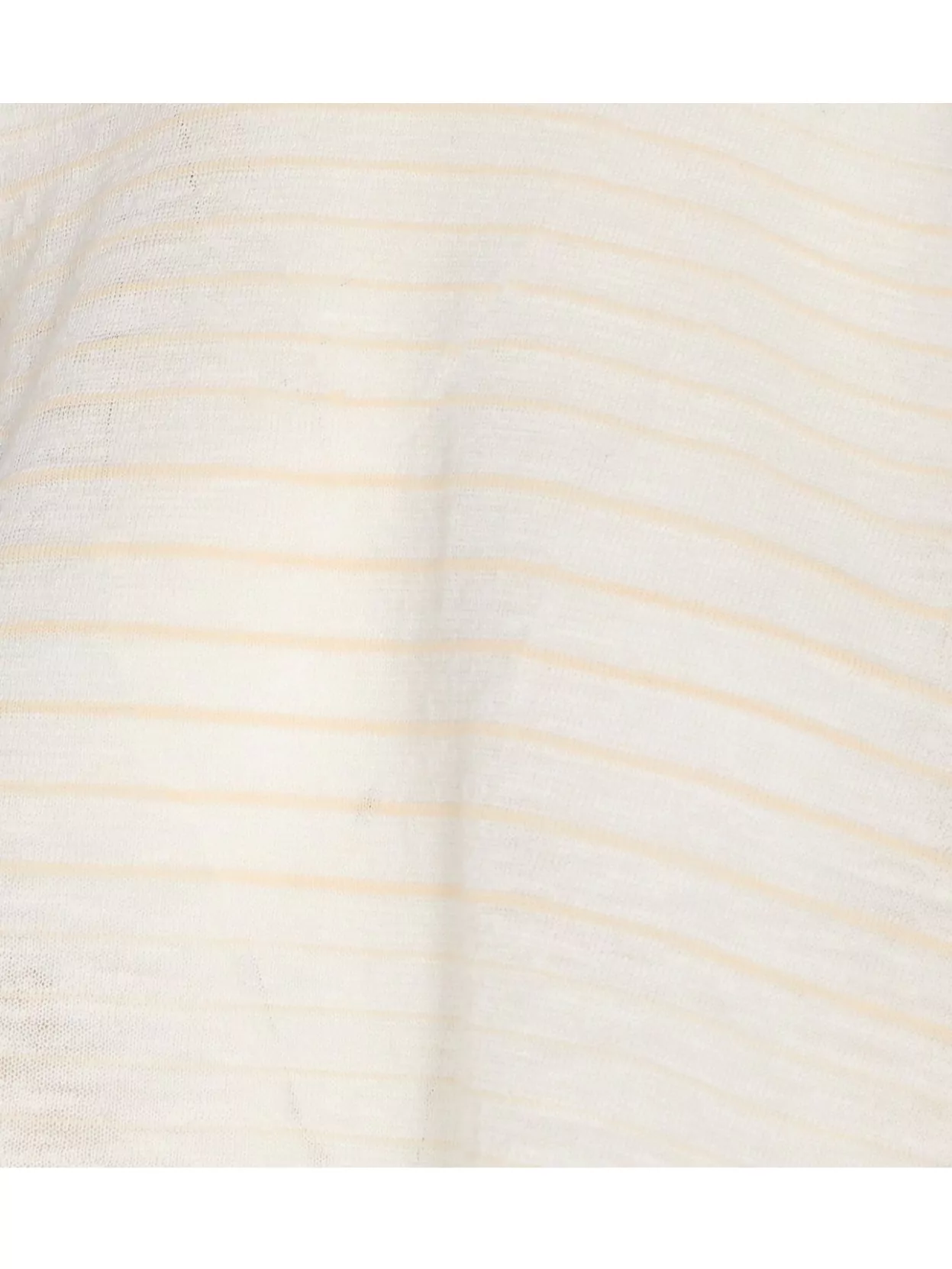 Roberto Collina Striped Crop Crewneck Oversize Top