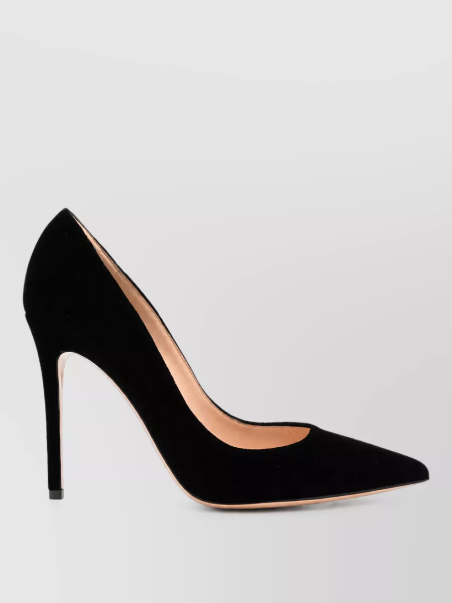 Gianvito Rossi Velvet Pointed-Toe Pumps