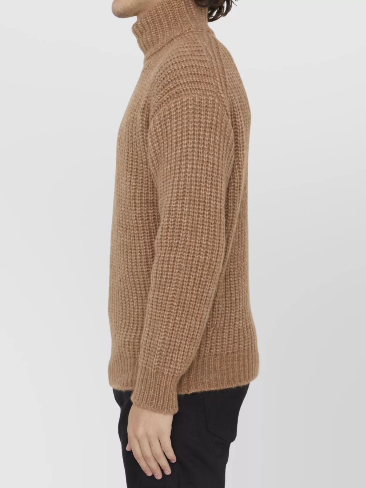 Roberto Collina High-Neck Knit Turtleneck Sweater