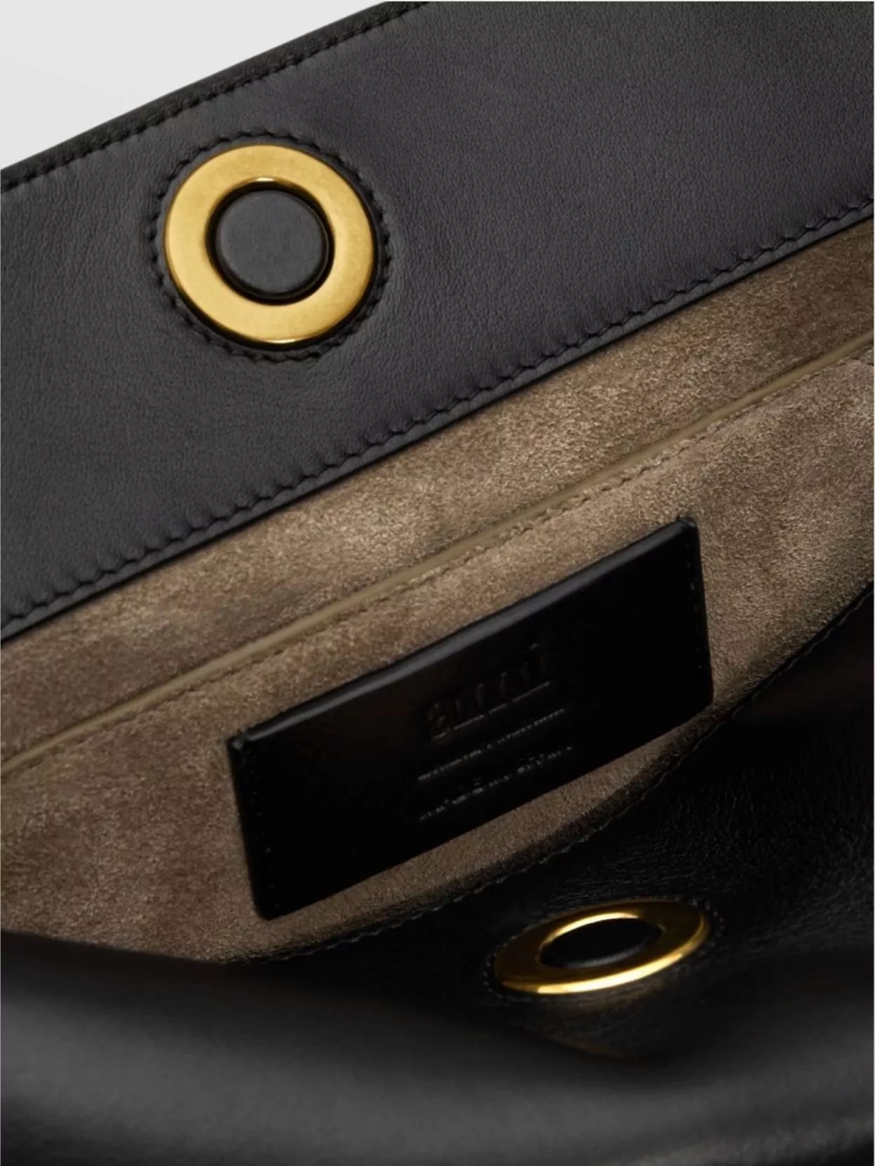Ami Paris Carousel Leather Shoulder Bag