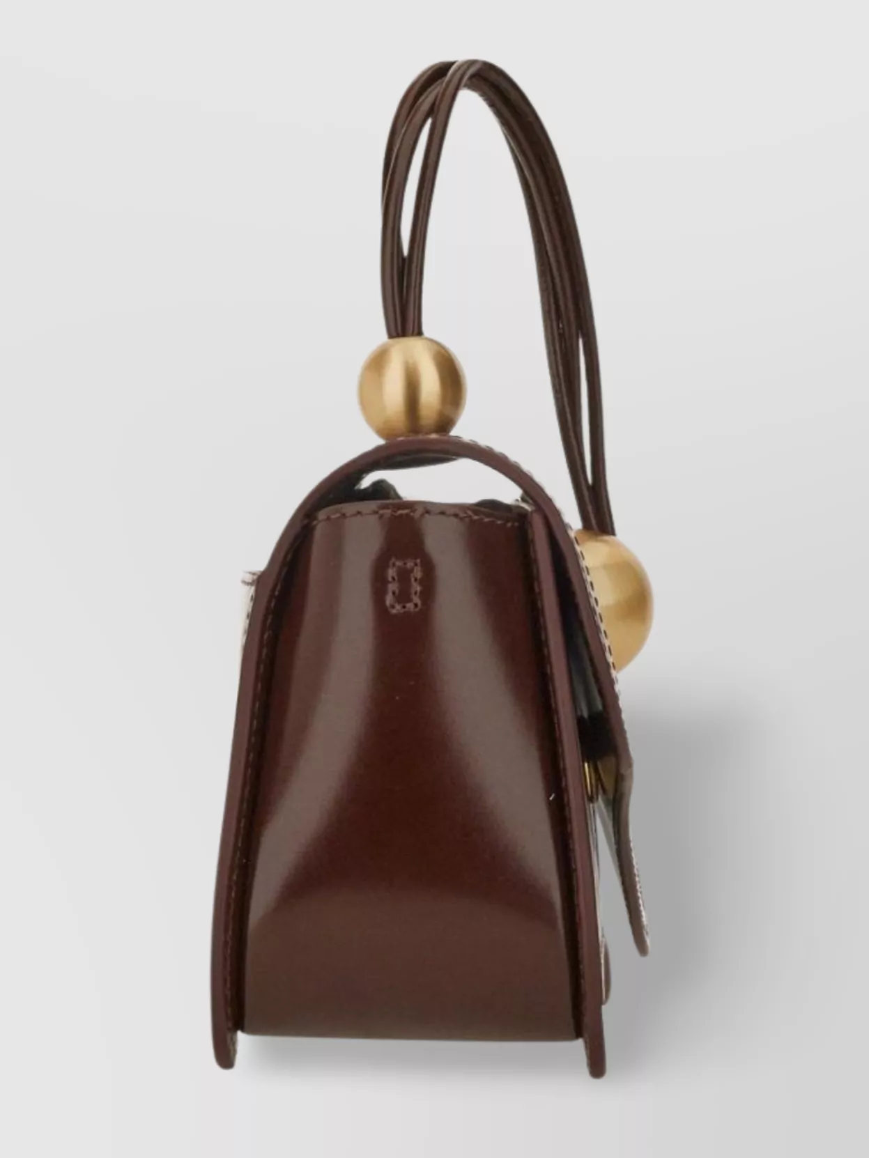 Cult Gaia Flap Shoulder Bag With Curved Top Handle