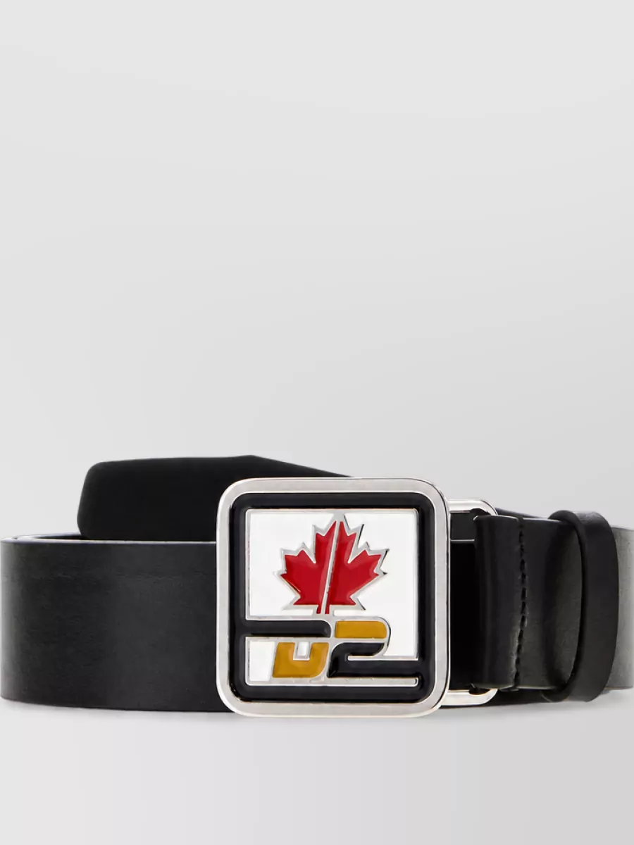 Dsquared2 Leather Belt In Black