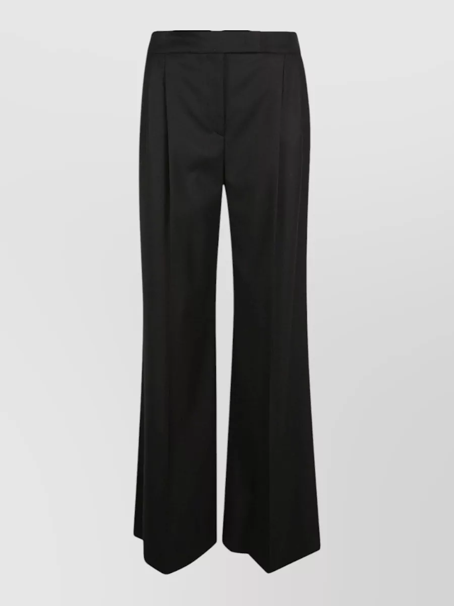 Via Masini 80 high-rise wide-leg trousers