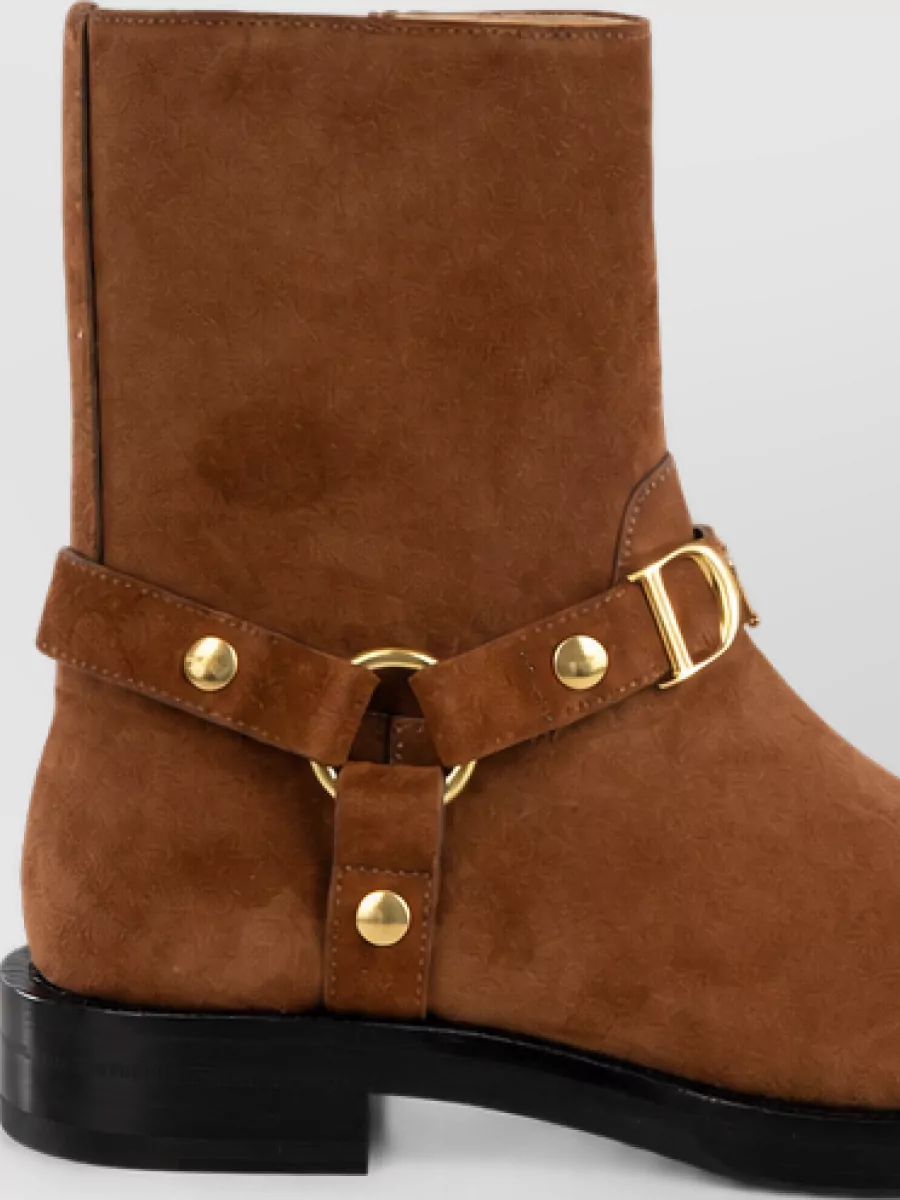 Christian Dior Leather Ankle Boots