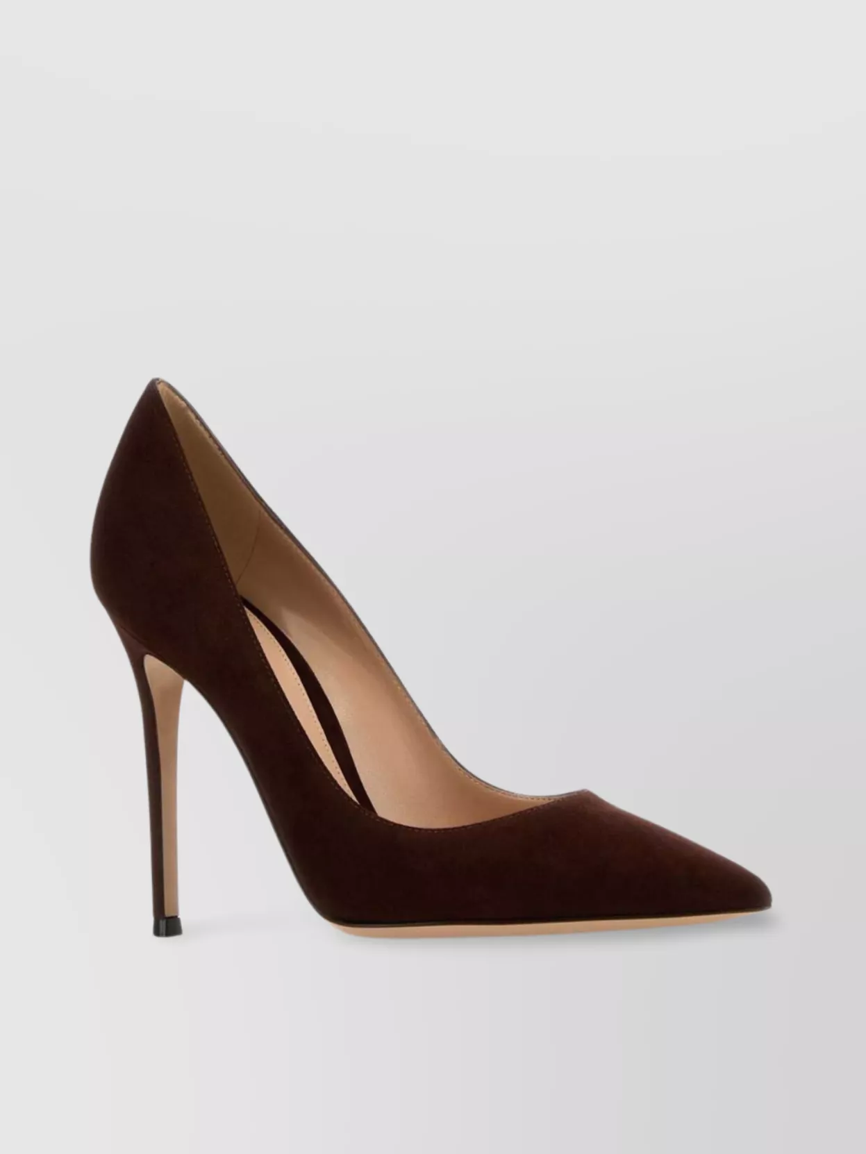 Gianvito Rossi Suede Pointed Toe Pumps