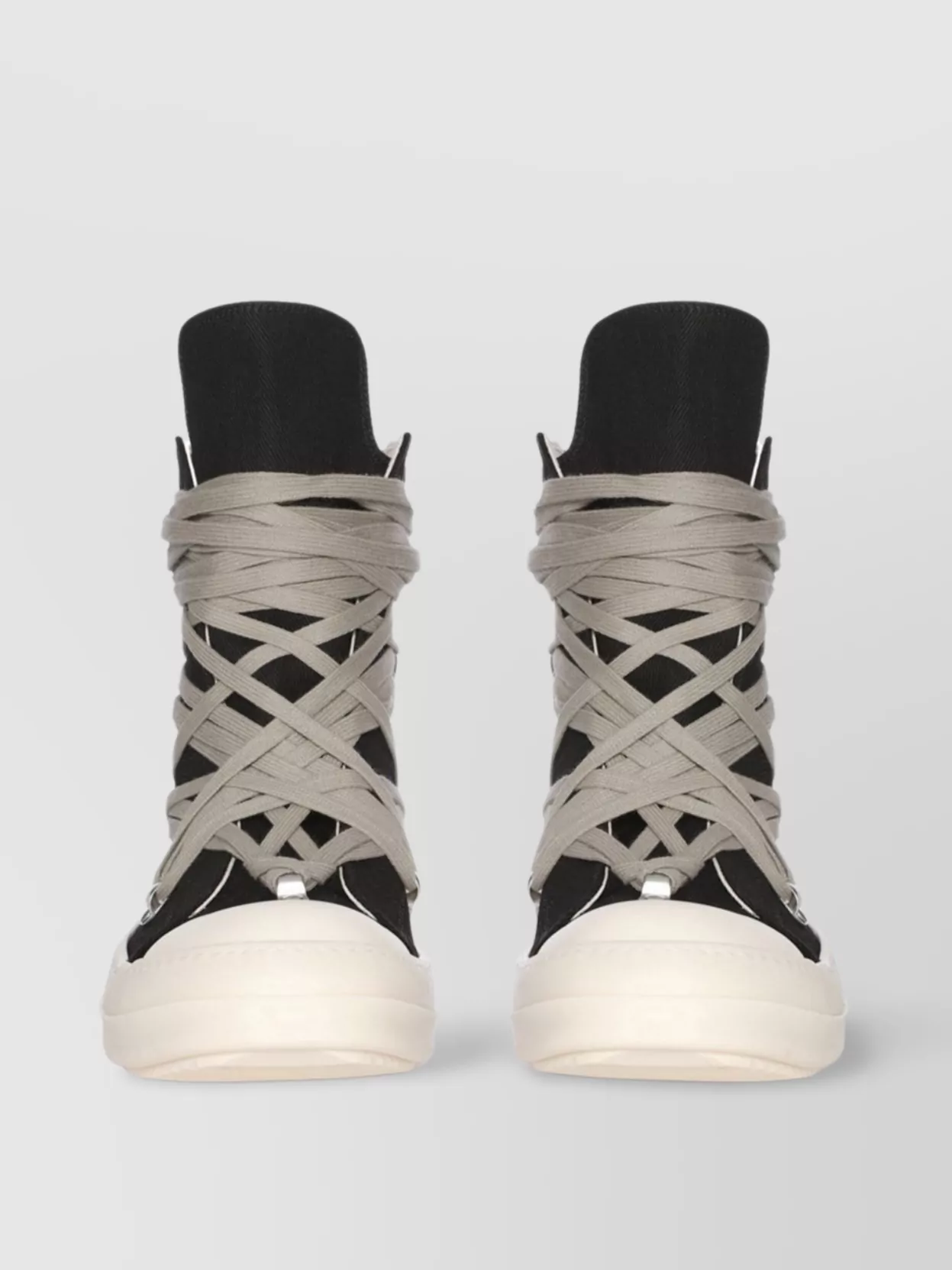 Rick Owens Drkshdw High-Top Lace-Up Sneakers Contrast Sole