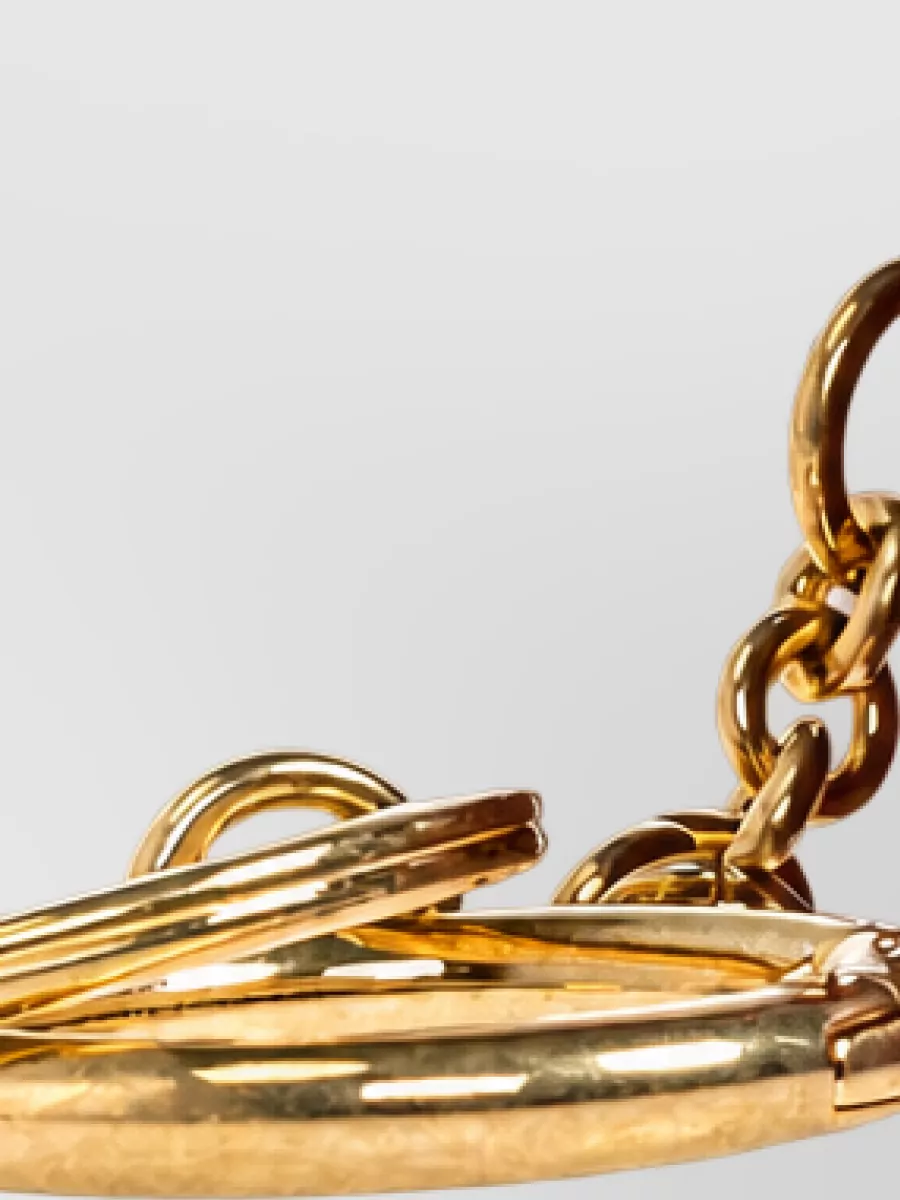 Valentino Garavani Leather Lipstick Keychain