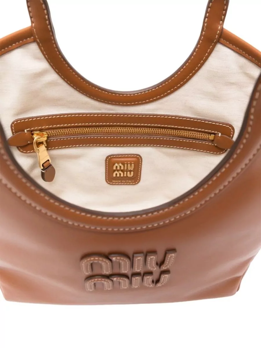 Miu Miu Ivy Calf Leather Shoulder Bag