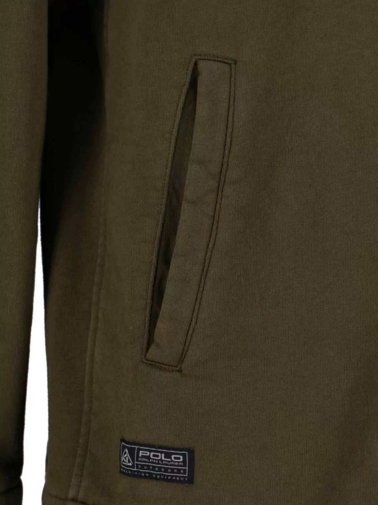 Polo Ralph Lauren Collared Long Sleeve Sweatshirt And Pockets