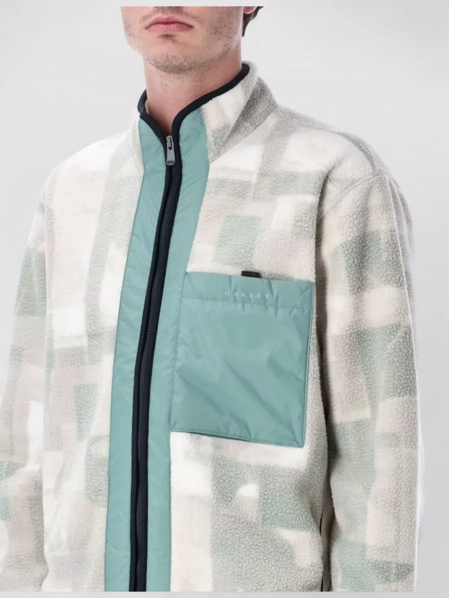 Oakley Mountain Sherpa Jacket Chest Pocket Cuffs