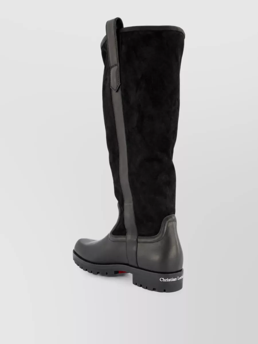 Christian Louboutin Leather Slouch Boots