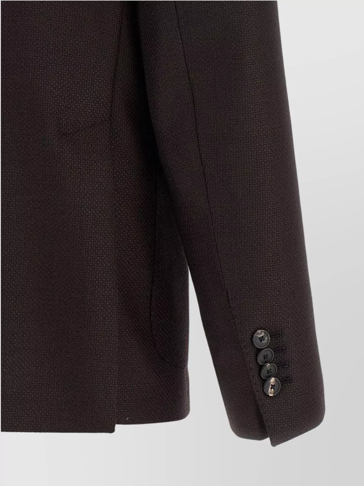 Tagliatore Square Pattern Blazer With Lapel And Pockets