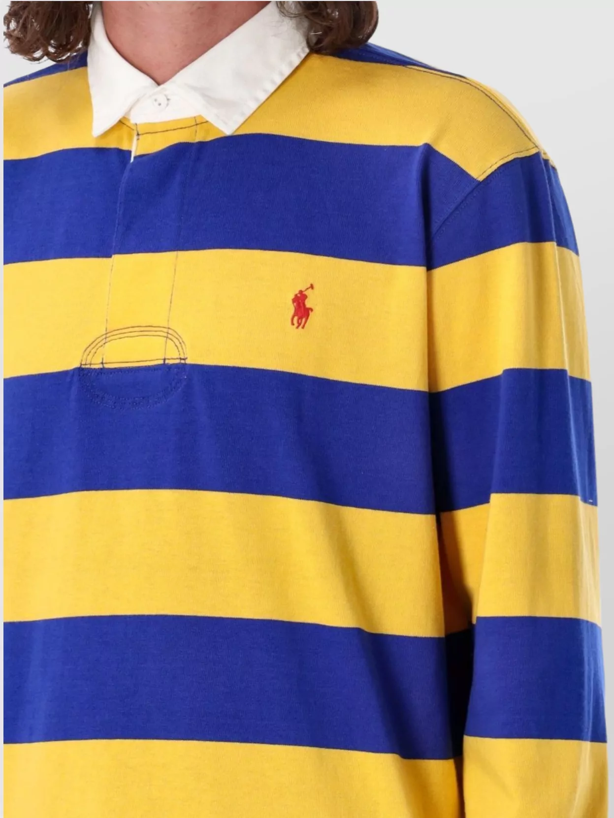 Shop Polo Ralph Lauren Striped Rugby Polo Long Sleeves