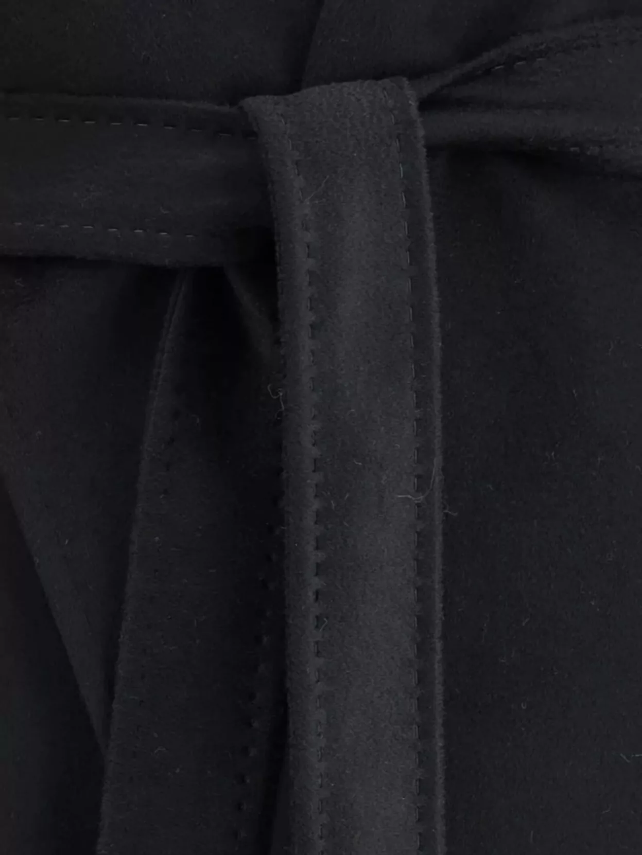S Max Mara Danton Long Hooded Coat Belted