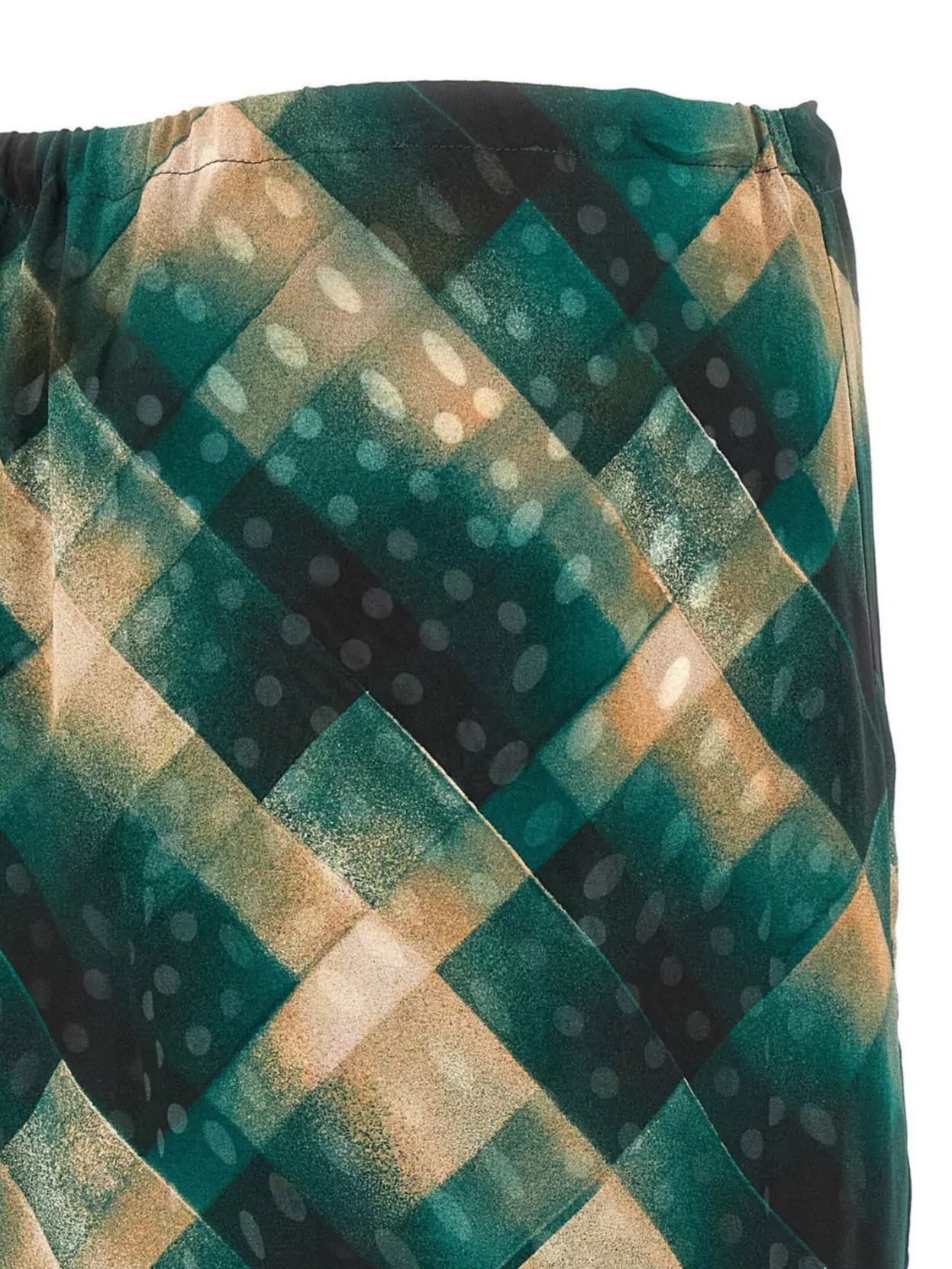 Dries Van Noten Layered Sheer Tie Waist Wrap Trousers In Multi