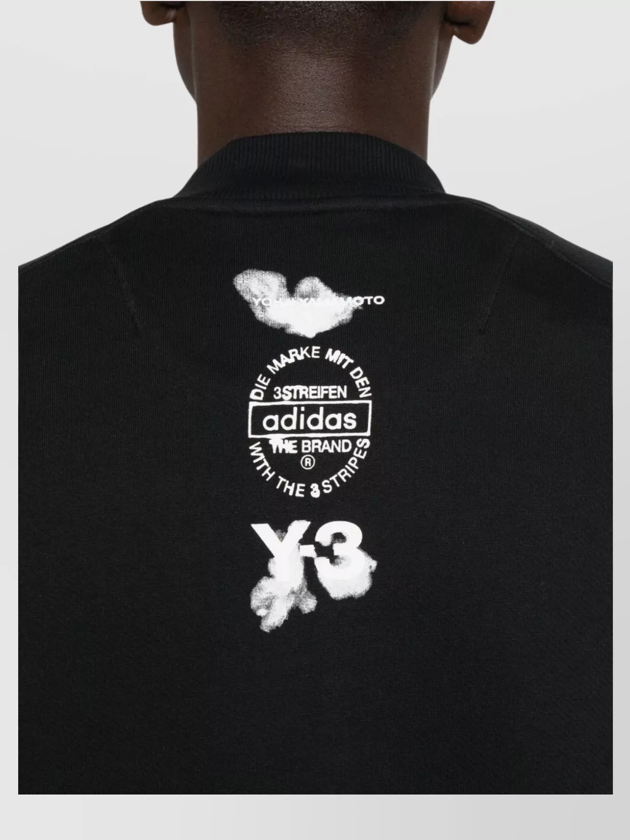 Y-3 Cotton Sweatshirt With Logo And Pockets