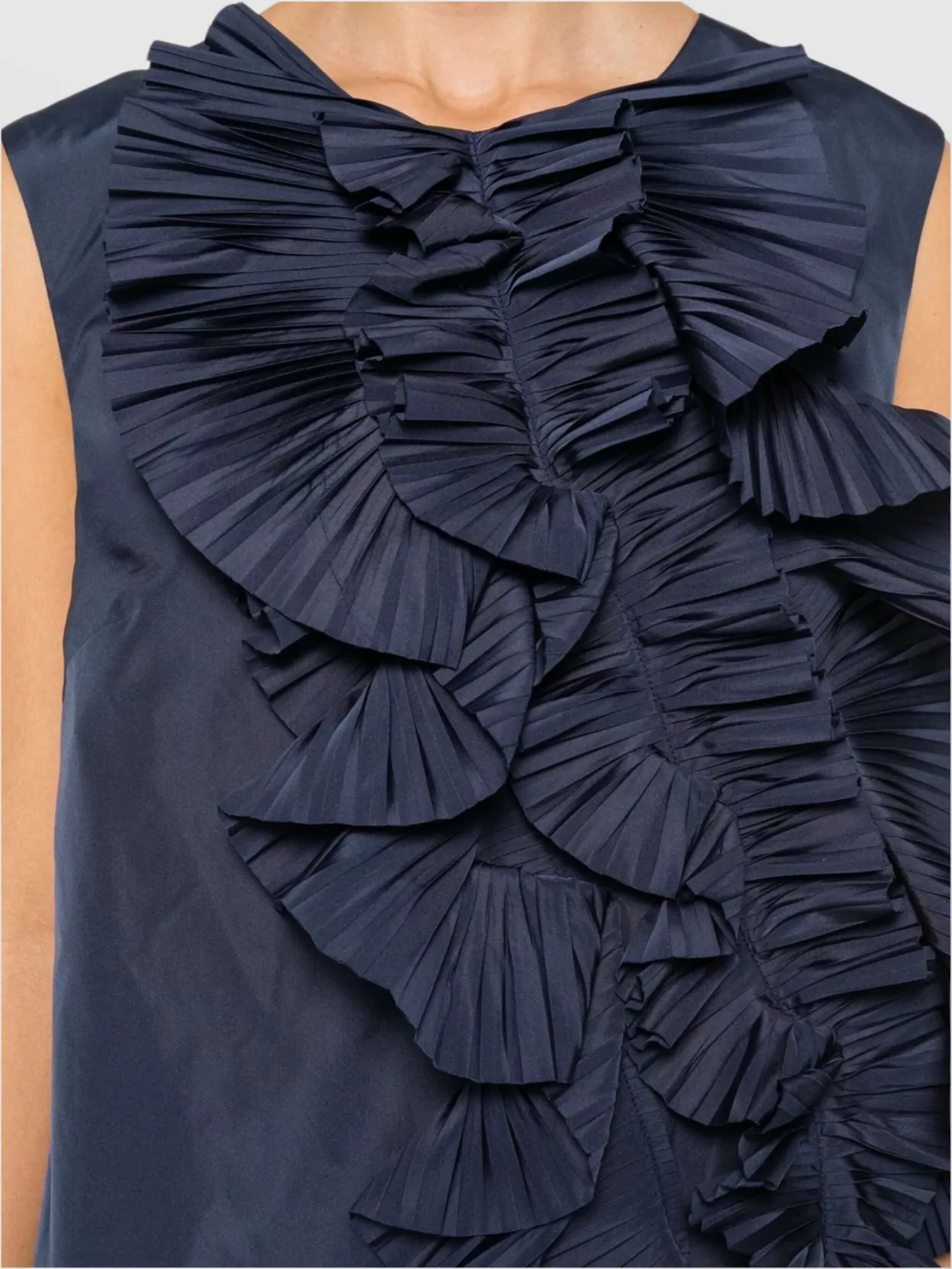 Parosh Mini Dress Ruffle Detail
