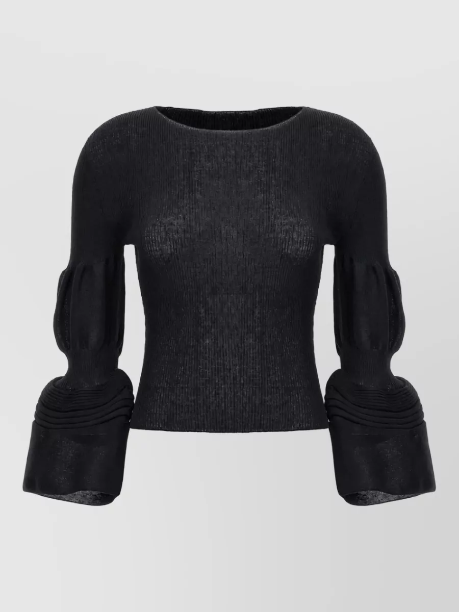 Issey Miyake Long-sleeve knit top