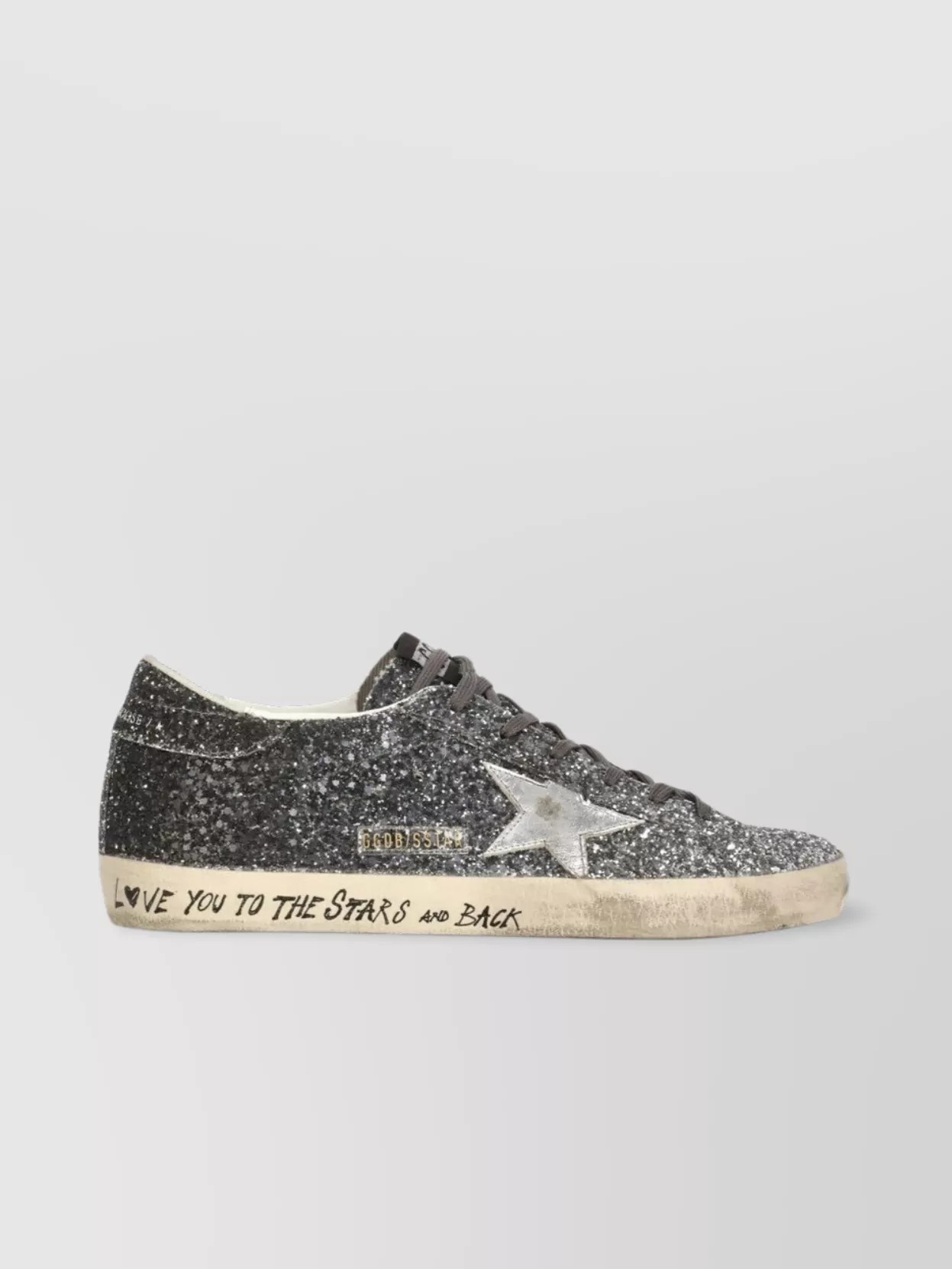 Golden Goose Women's Glitter Finish Leather Sneakers