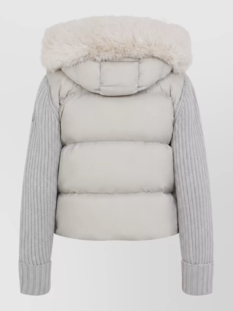 Moose Knuckles Nylon Hooded Parka Coat