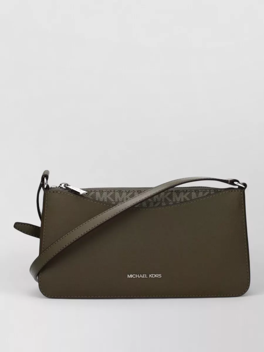 Michael Kors fabric clutch bag