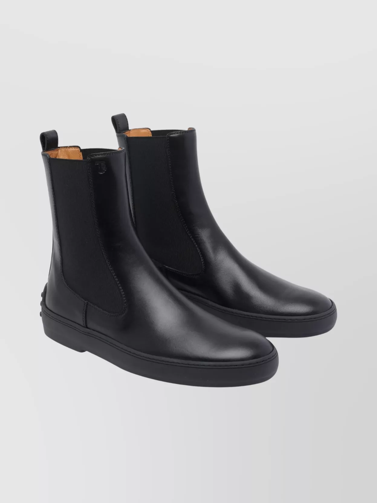 Tod's Suede Ankle Booties With Elastic Side Panels