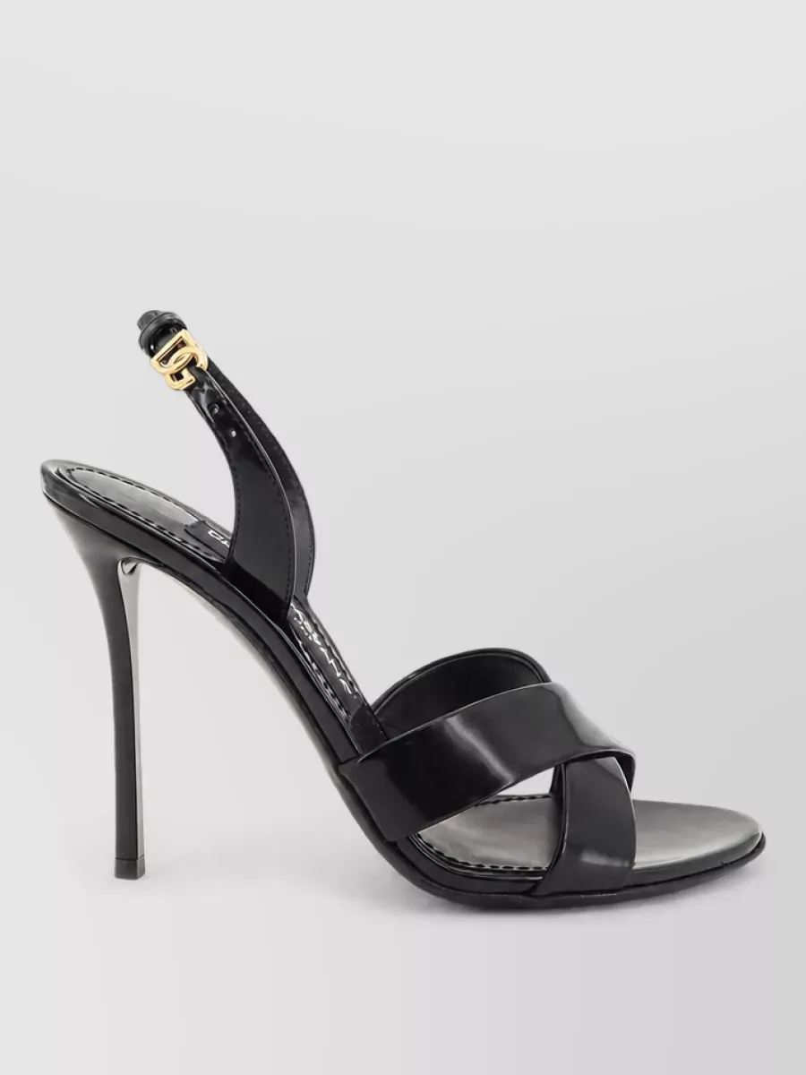 Dolce&Gabbana Leather Stiletto Sandals
