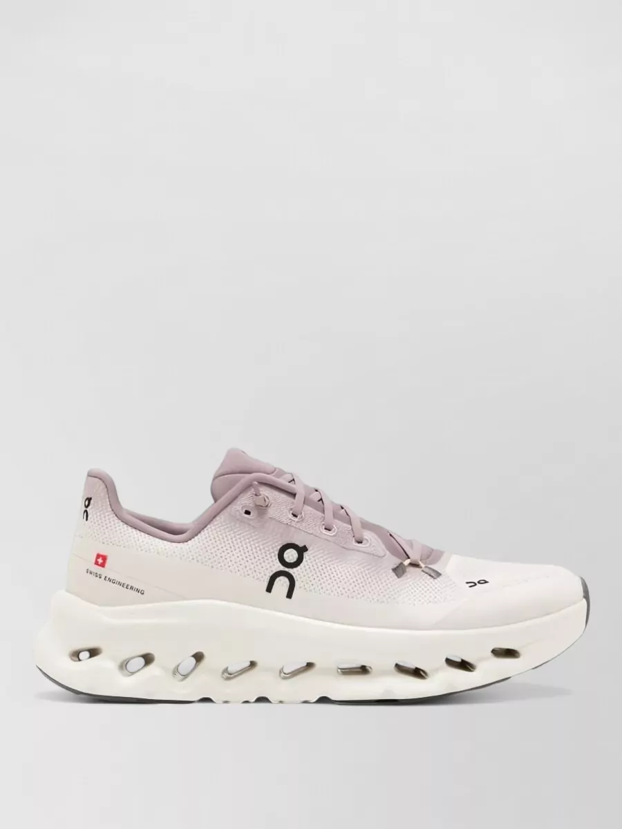 On Running cutout low-top sneakers
