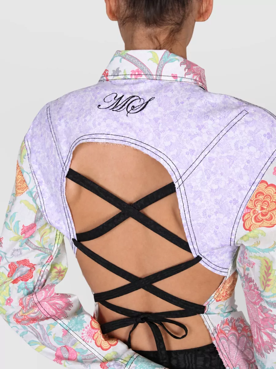 Marine Serre Floral-Print Shirt