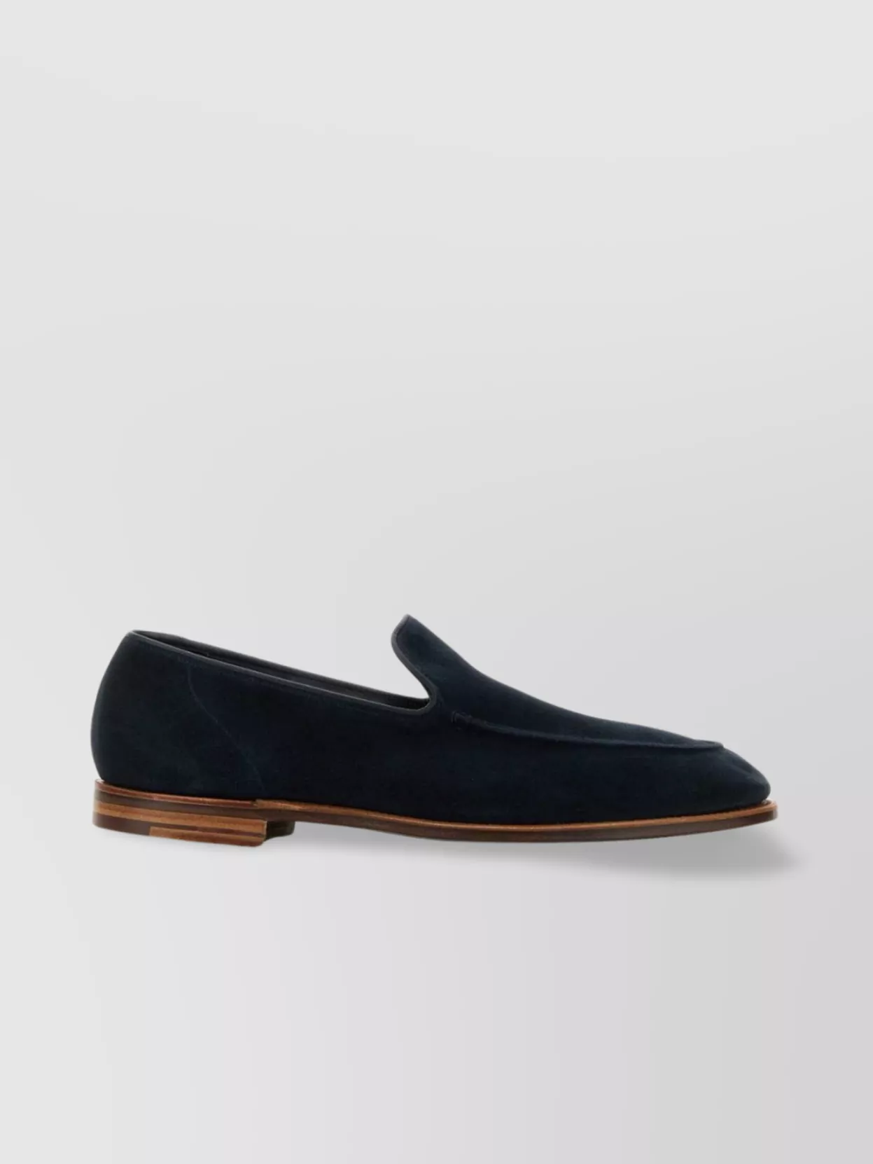 Shop Crockett & Jones Salcombe Loafers Suede Round Toe