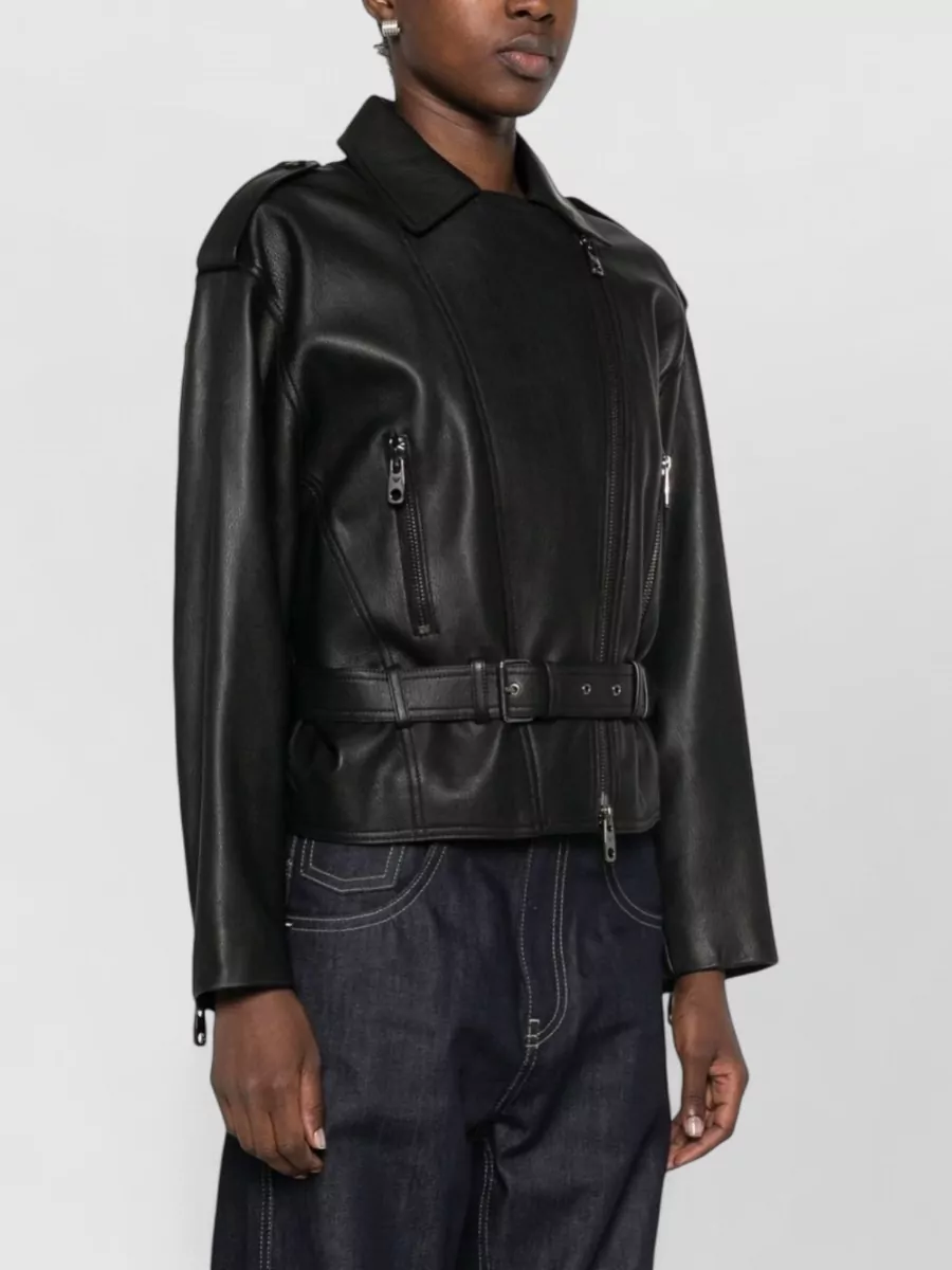 Emporio Armani Leather Biker Jacket
