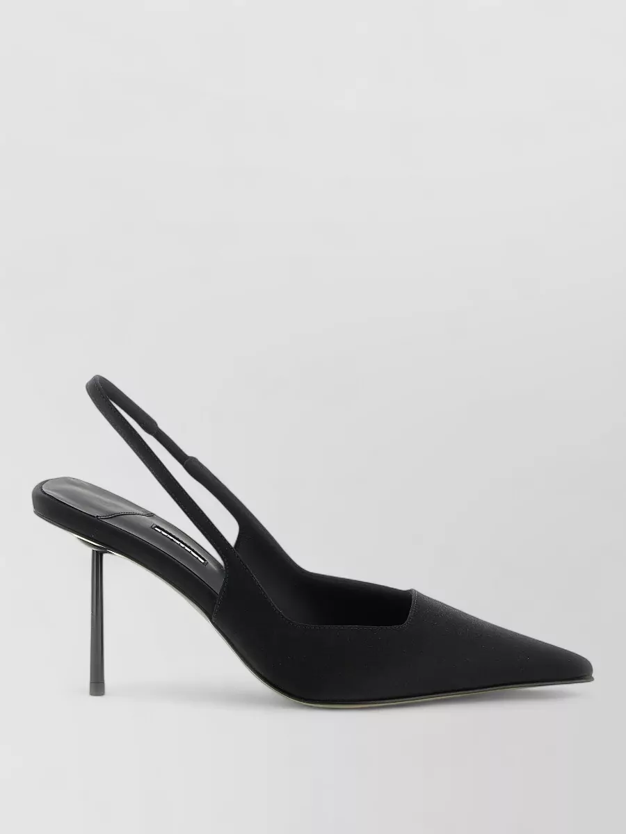 Le Silla Silk Satin Amelia Slingback Sandals