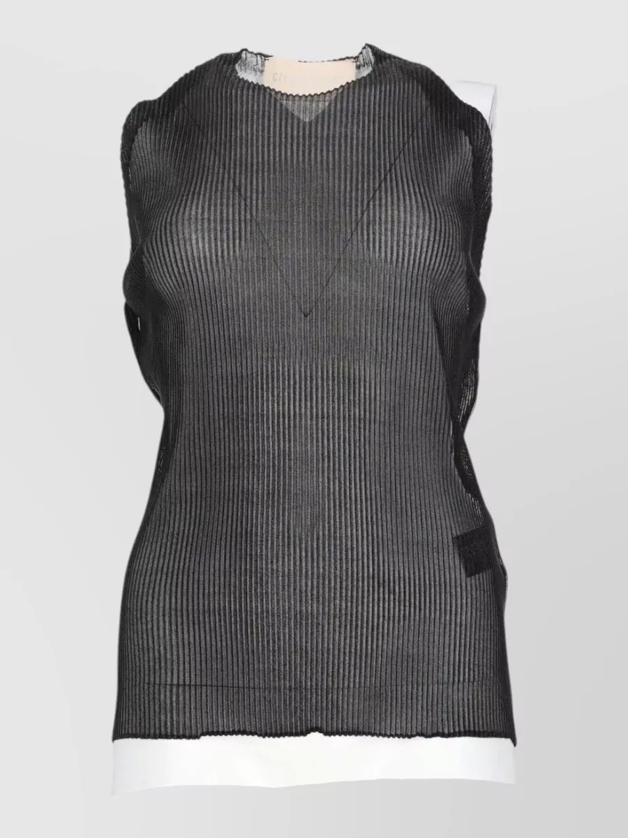 Circus Hotel ribbed sleeveless top