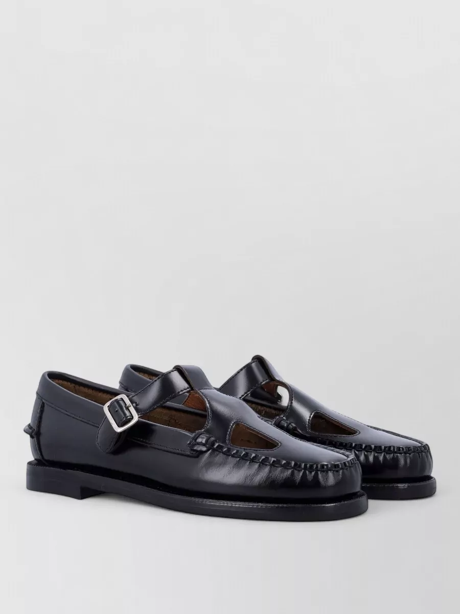 Sebago Leather Mary Jane Loafers