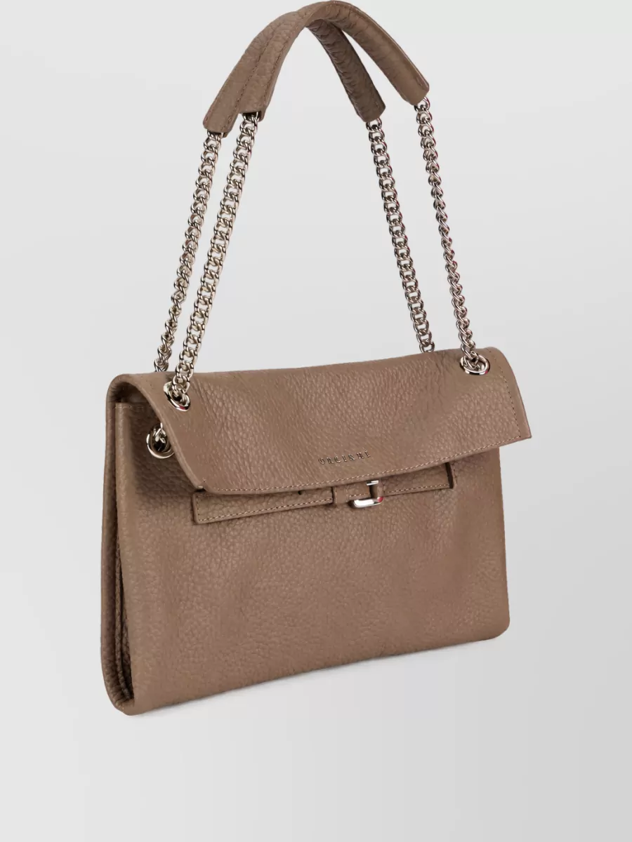 Orciani leather shoulder bag