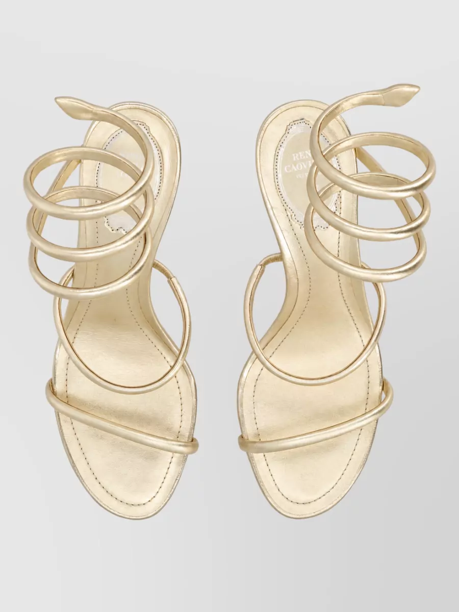 Rene Caovilla Leather Cleo Sandals