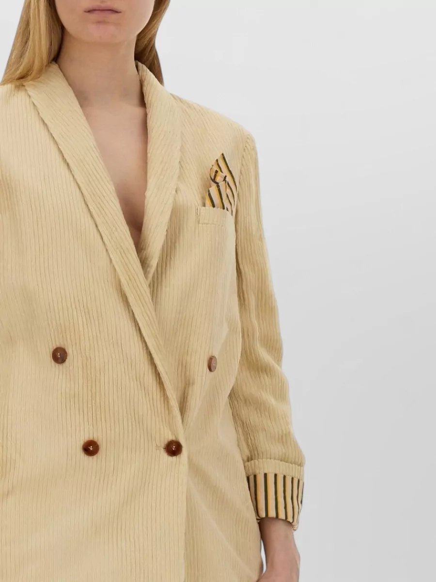 Alysi Double-Breasted Oversized Blazer