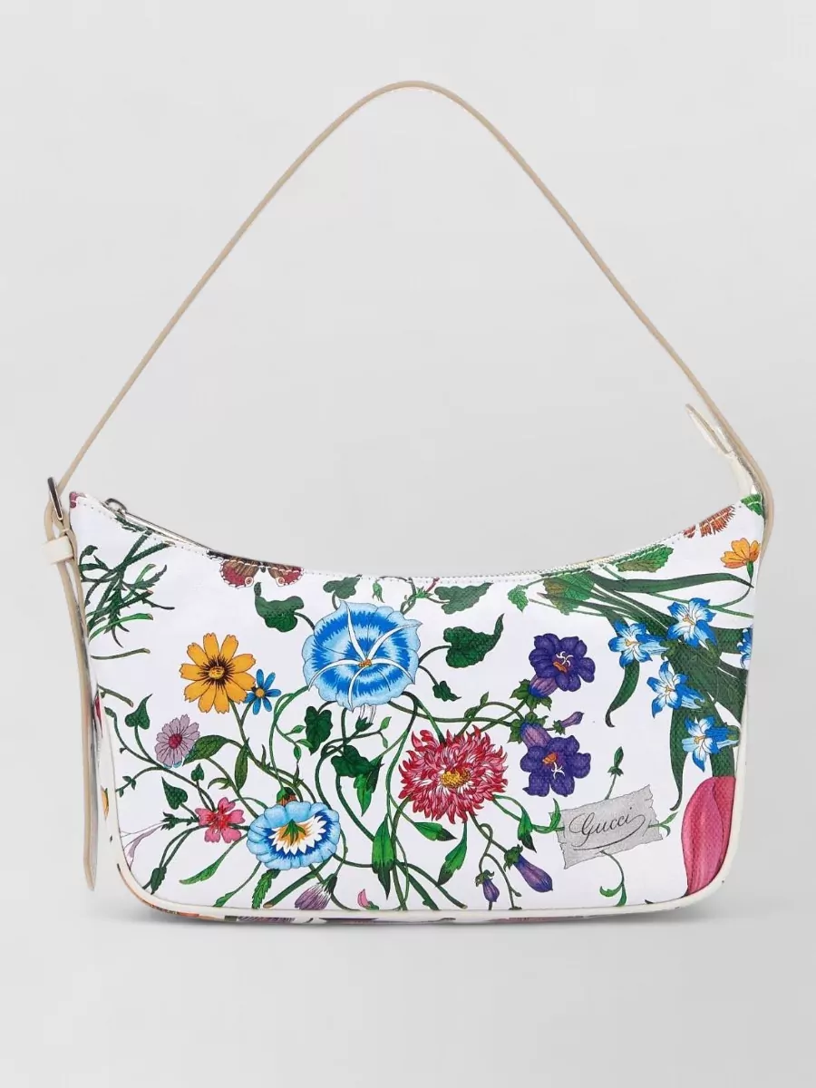Gucci small fabric printed shoulder bag