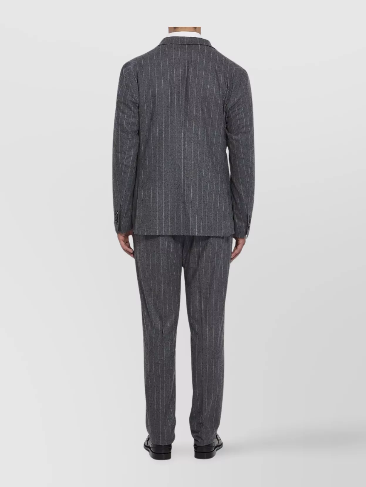 Tagliatore Pinstripe Flannel Two-Piece Suit