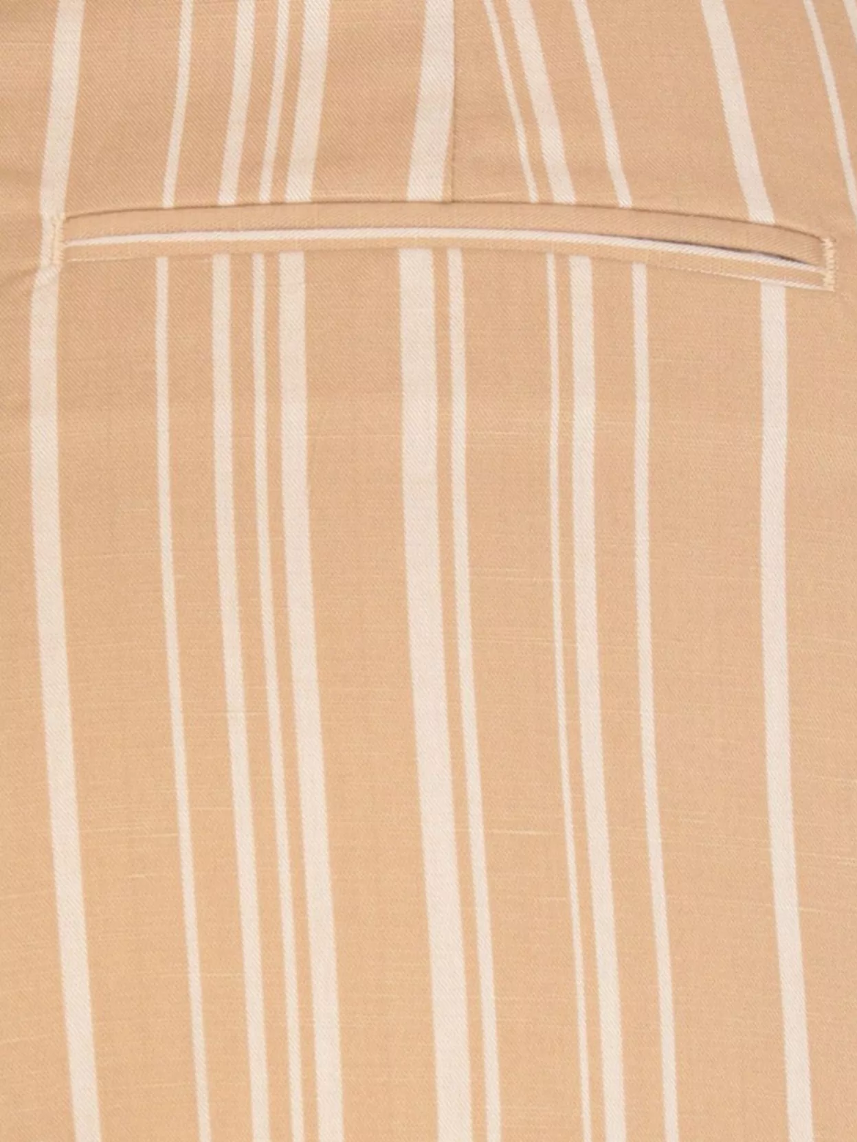 Pt Torino Striped Cotton Linen Cropped Pants