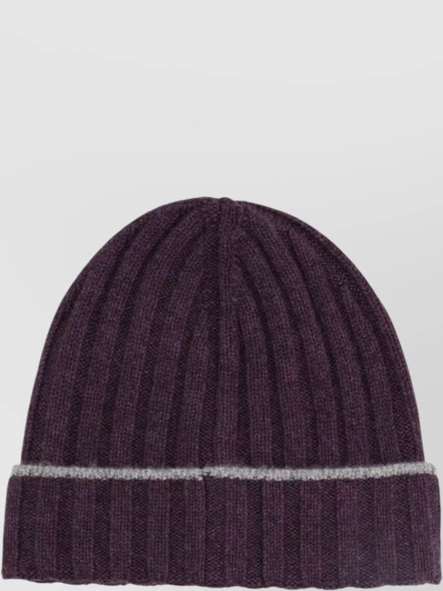 Brunello Cucinelli ribbed cashmere beanie
