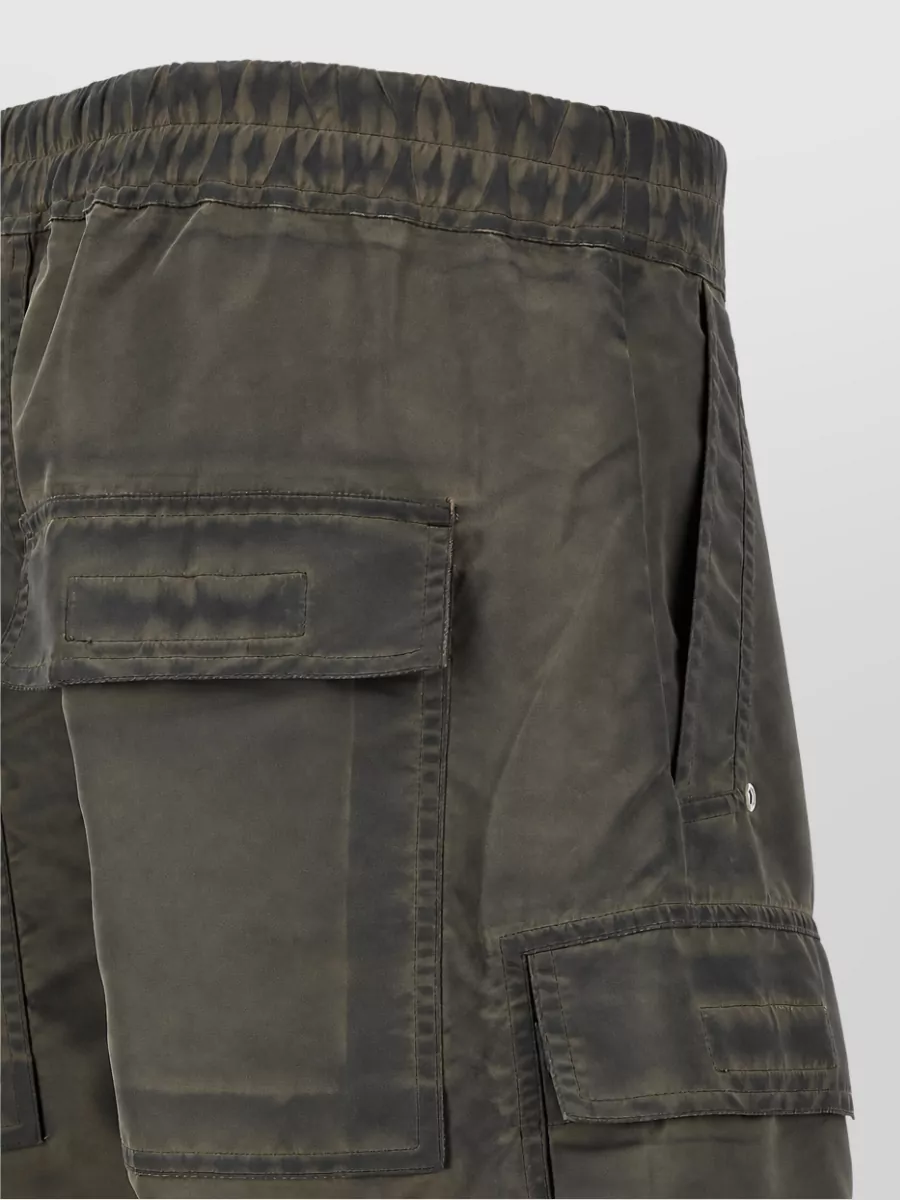 Rick Owens Drkshdw Nylon Oversized Wide-Leg Cargo Shorts