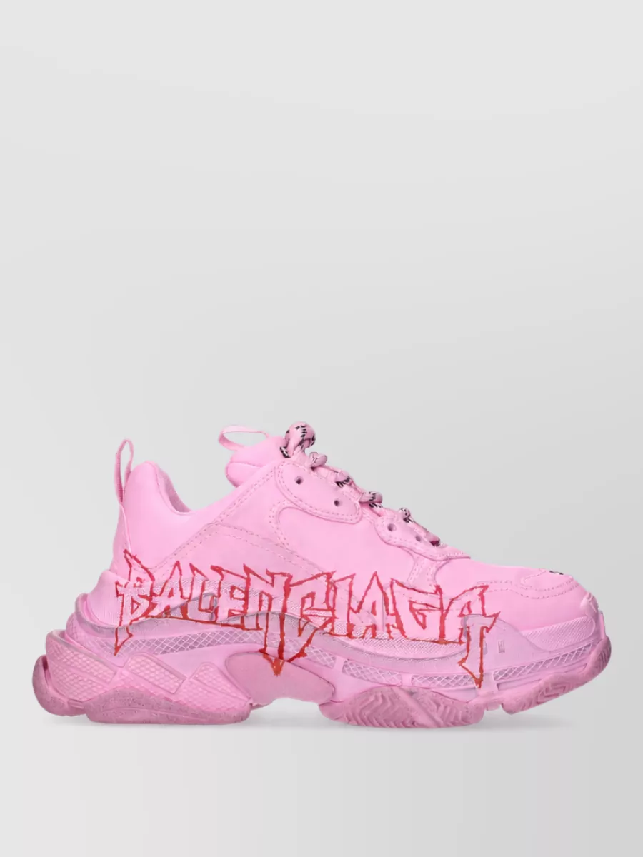 Balenciaga Leather Low-Top Sneakers