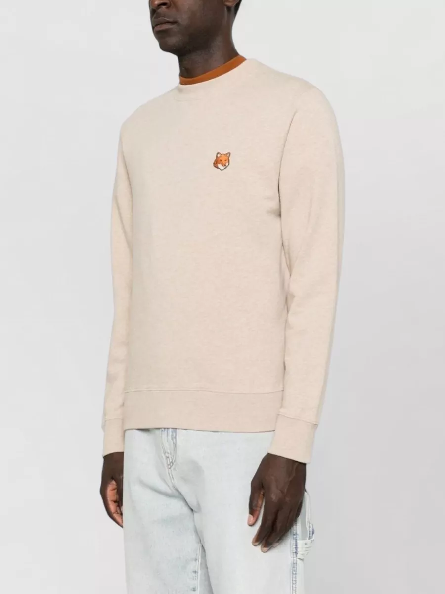 Maison Kitsuné Organic Cotton Crewneck Sweatshirt