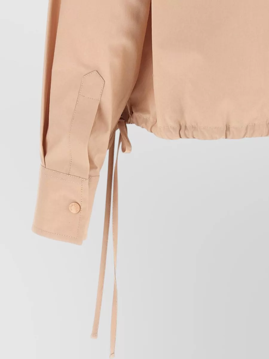 Moncler Cotton Cropped Shirt
