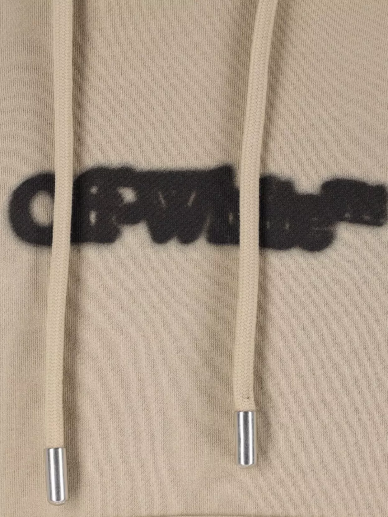 Off-White Graphic Print Hooded Sweatshirt