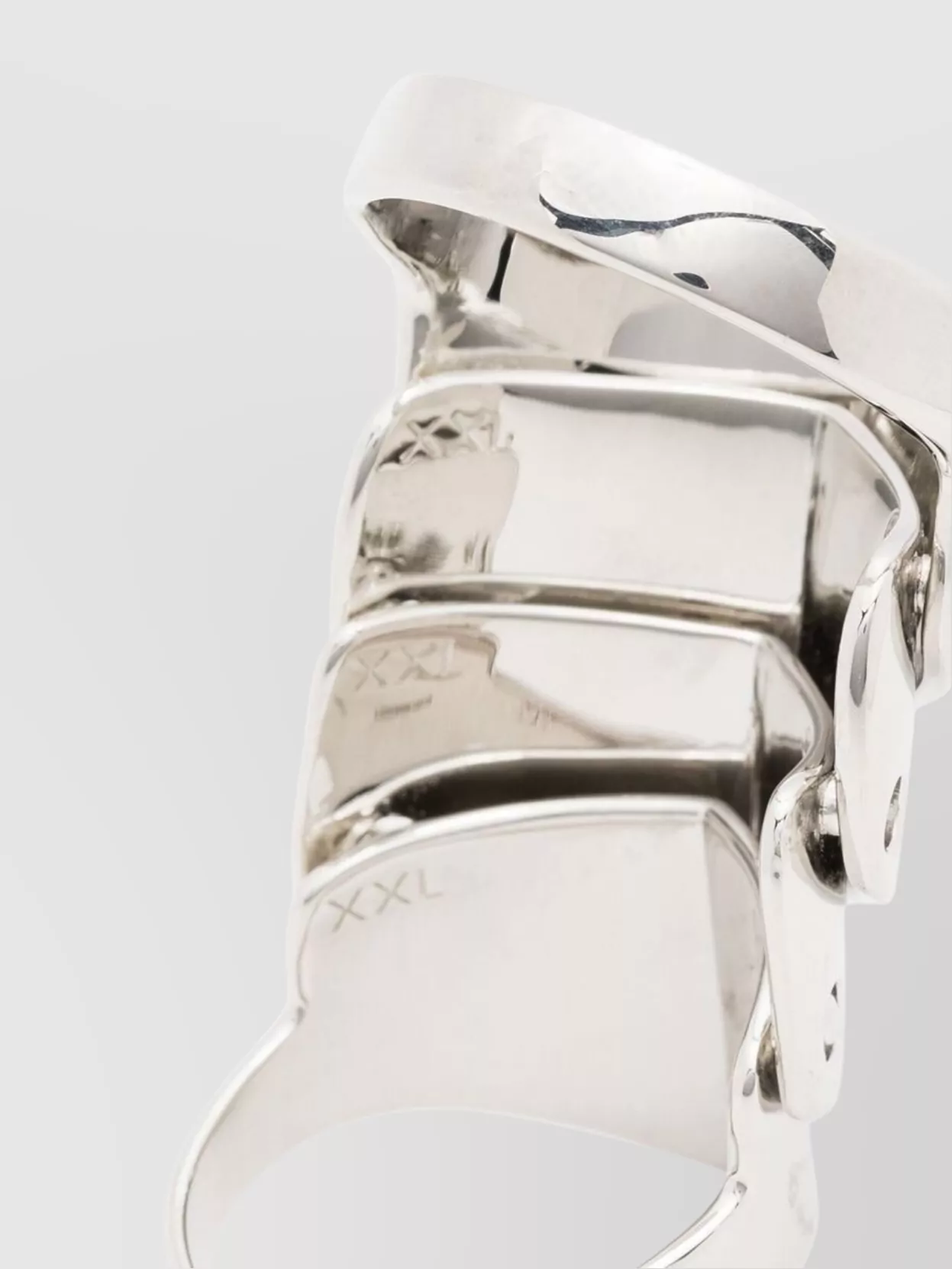 Vivienne Westwood Adjustable Multi-Band Platinum Rings