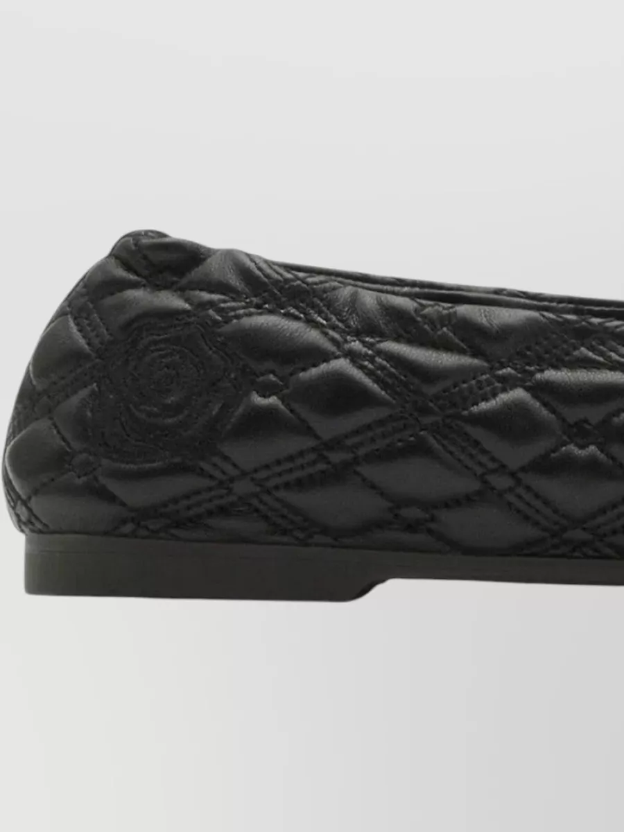 Burberry Leather Ballerina Shoes