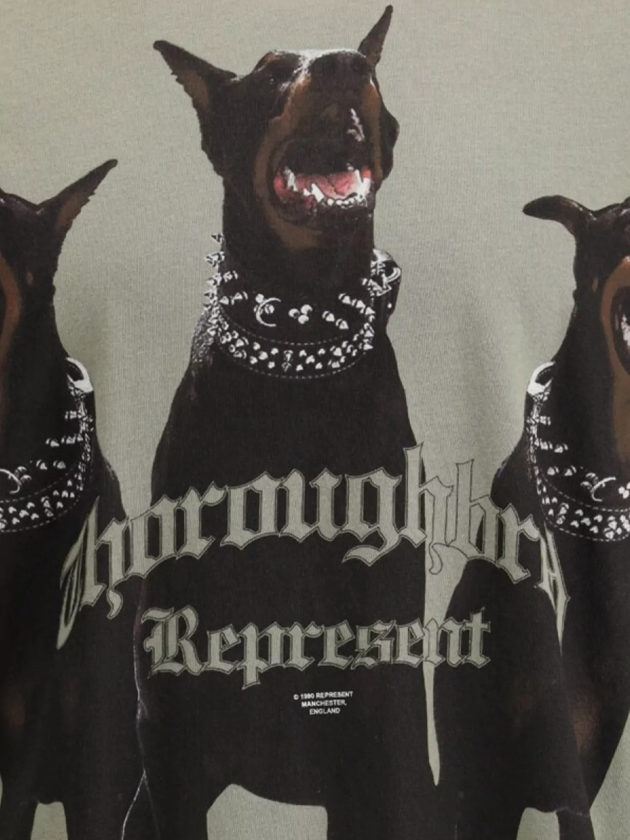 Represent Graphic Print Cotton T-Shirt With Structured Fit