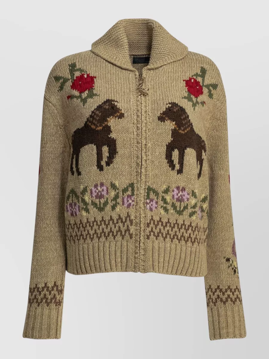 Polo Ralph Lauren Textured-Knit Cardigan